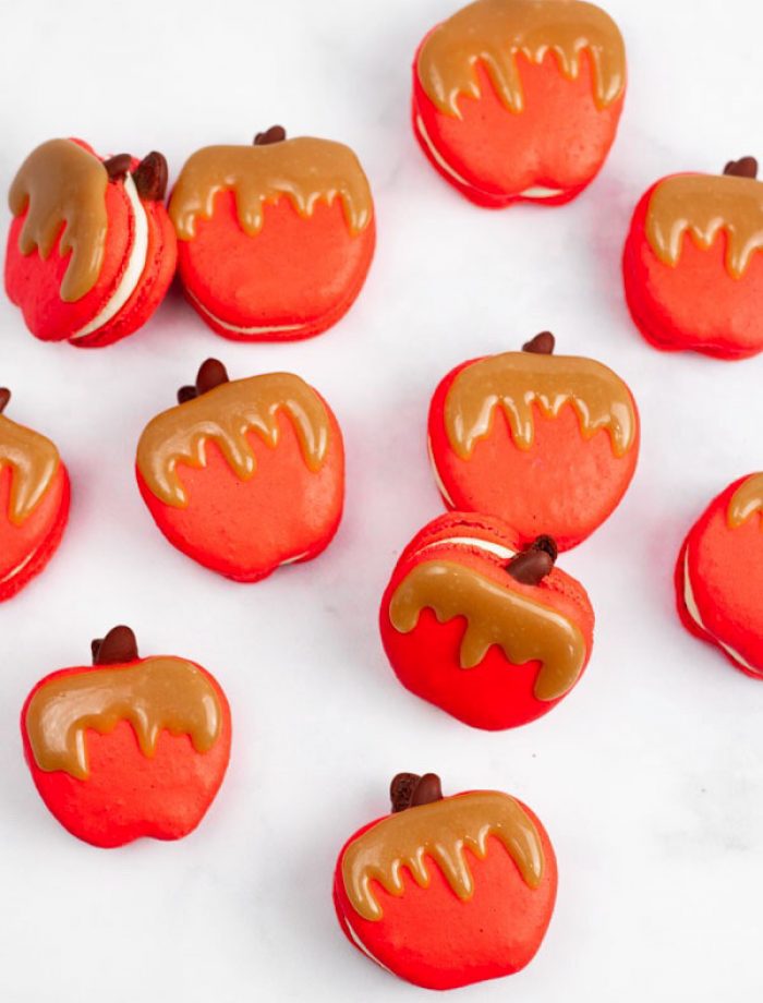 Caramel Apple Macarons