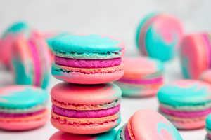 Cotton Candy Macarons