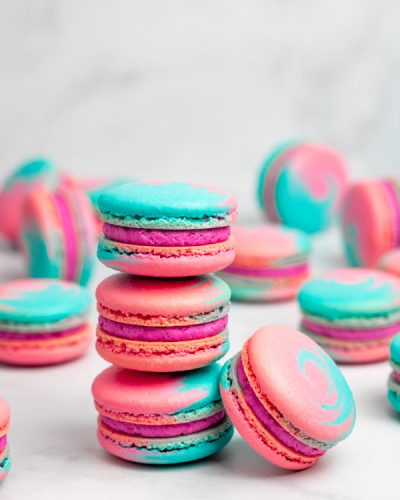 Cotton Candy Macarons