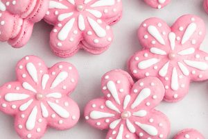 Flower Macarons