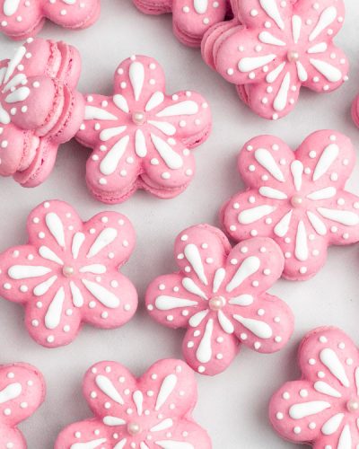 Flower Macarons