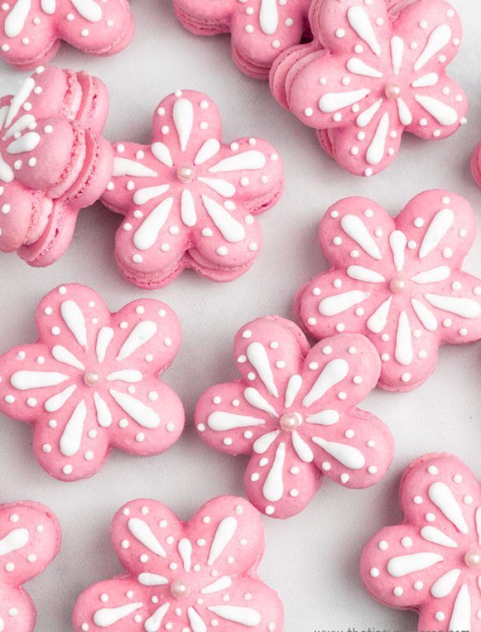 Flower Macarons