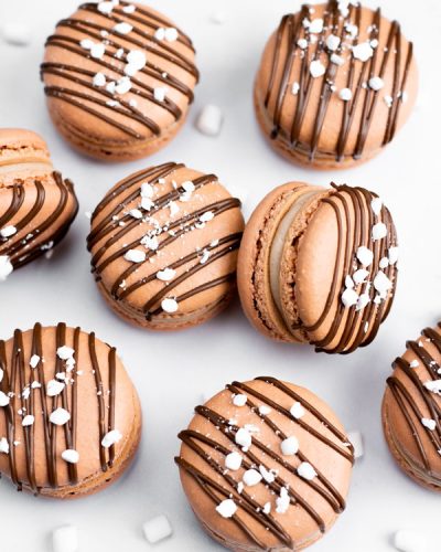 Hot Chocolate Macarons