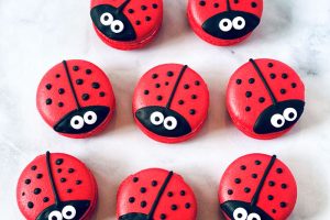 Ladybug Macarons