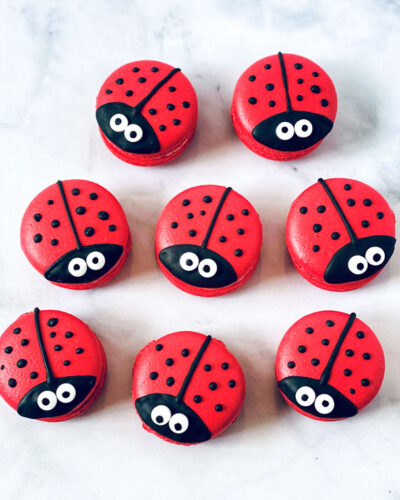 Ladybug Macarons