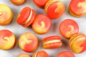 Mango Macarons