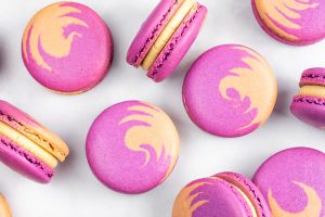 Peanut Butter and Jelly Macarons