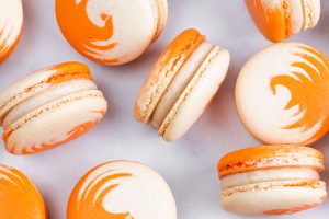 Pumpkin Cheesecake Macarons