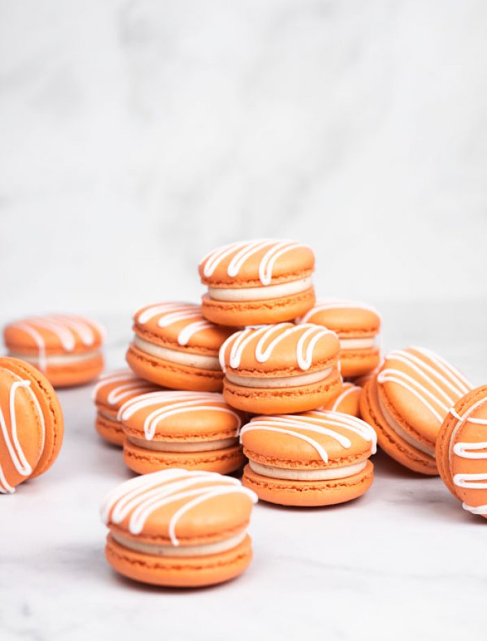 Pumpkin Spice Macarons